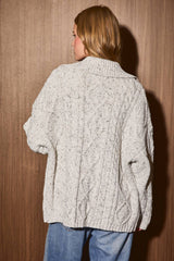 The Greta Oversized Pocket Cardigan