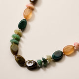 Organic Resin Bead Necklace