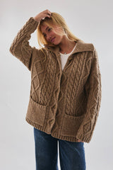 The Greta Oversized Pocket Cardigan