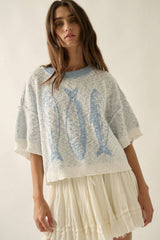 Three Fishes Textured Sweaters