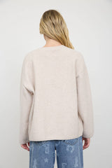 Coffee Run Heathered Cardigan