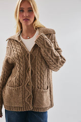 The Greta Oversized Pocket Cardigan