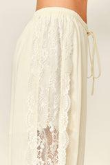 Linen Side Lace Pant