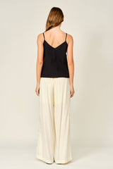 Linen Side Lace Pant