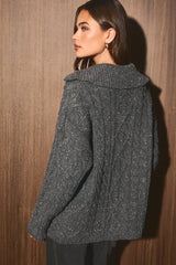 The Greta Oversized Pocket Cardigan