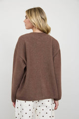 Coffee Run Heathered Cardigan