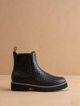 The Myra Woven Chelsea Boot