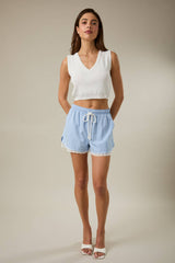 Lace Track Short