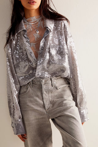 Disco Margarita Button Down