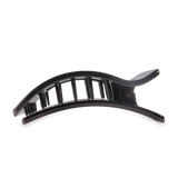 Flat Rectangle Hair Clip | Large | Jet Black