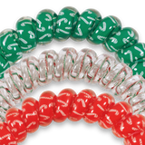Spiral Hair Coils | Large | Hooked on Christmas Hair Ties