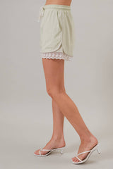 Lace Track Short