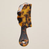 Scalloped Resin Handle Comb