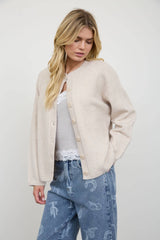 Coffee Run Heathered Cardigan