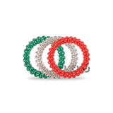 Spiral Hair Coils | Large | Hooked on Christmas Hair Ties