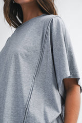 Boxy Dolman Short Sleeve Top