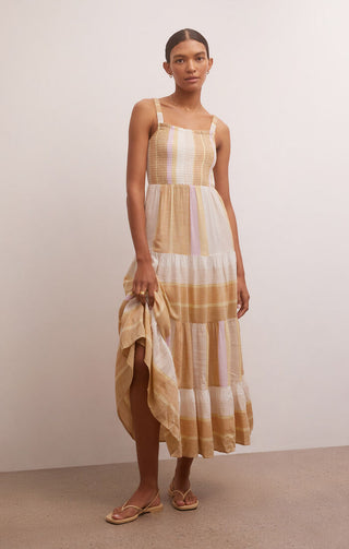 Kyara YD Stripe Midi Dress Multi