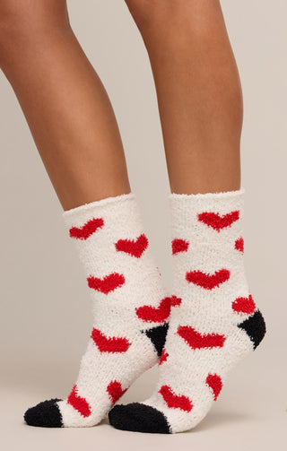 Plush Heart Socks