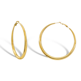 Bright Gold Hoops