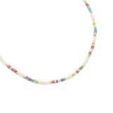 Pastel Beaded Necklace