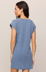 Tate Jersey Denim Mini Dress