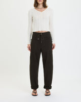 Fern Villa Drawstring Barrel Pant