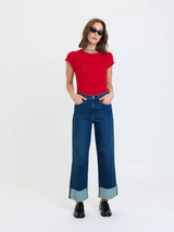 Slow Motion Pleaser Wide Jean