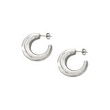 Curved Hoop Earring