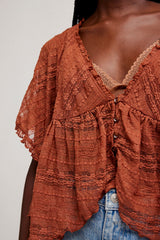 In Your Dreams Lace Top