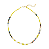 Lime Beaded Necklace