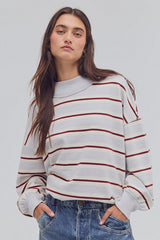 Striped Palm Springs Sweathsirt