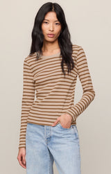 Artlet Stripe Thermal Top