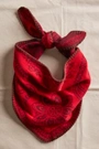Carmen Knitted Triangle Scarf