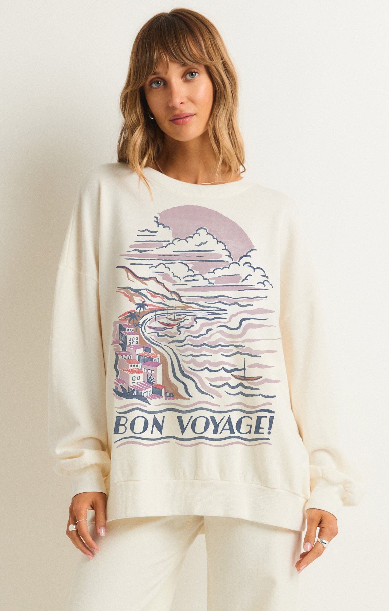 Bon Voyage Sunday Sweatshirt