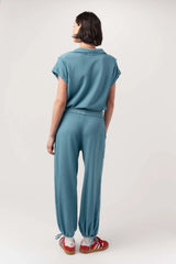 Going Places Mixed Textured Pant