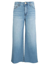 Deference Meg High Rise Fab AB Wide Leg Raw Hem