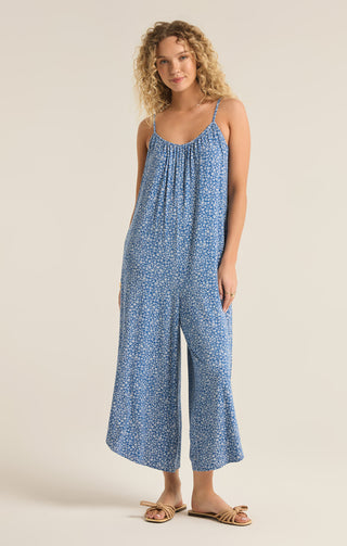 Flared Deval Ditsy Jumpsuit