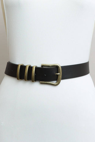 Classic Western Leather Belt